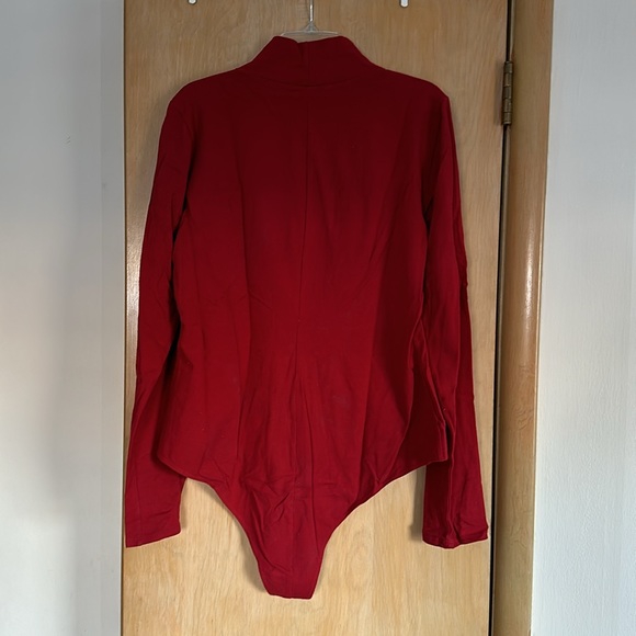 Reformation Navia Red Long Sleeve Bodysuit - Picture 10 of 10